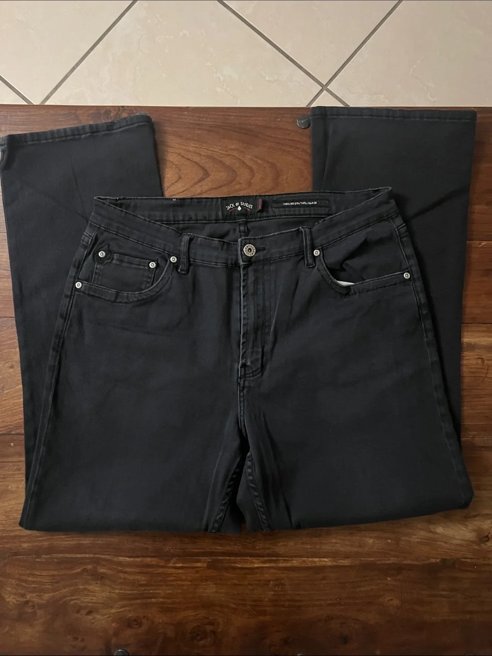 Jack of Spades Men's Black Jeans
